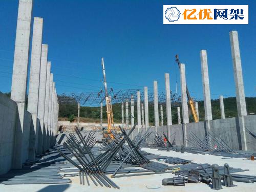 辛集料棚网架设计